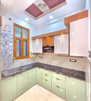 Kitchen in 3 BHK Builder Floor at Indirapuram Shakti Khand 1 – for Sale