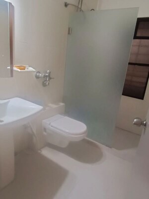 Bathroom in 2 BHK Apartment at Magarpatta Daffodils Apartment, Hadapsar – for Rent