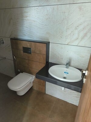 Bathroom in 4 BHK Apartment at Darshanam Ocean, Gotri – for Sale