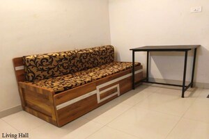Living Room in 1 BHK Apartment at Gera Shrishti, Wagholi – for Rent