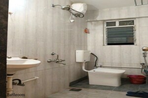 Bathroom in 1 BHK Apartment at Gera Shrishti, Wagholi – for Rent