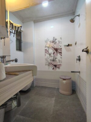 Bathroom in 2 BHK Apartment at Juhu – for Rent