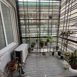 Balcony in 4 BHK Builder Floor at Greater Kailash I – for Rent
