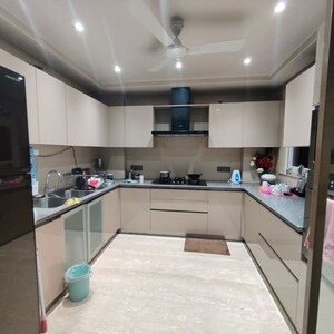 Kitchen in 4 BHK Builder Floor at Greater Kailash I – for Rent