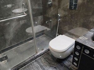 Bathroom in 4 BHK Builder Floor at Greater Kailash I – for Rent