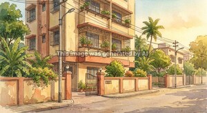  Apartment – Exterior View View at Azad Nagar - for Sale