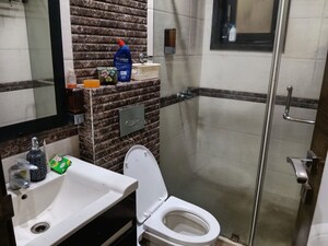Bathroom in 3 BHK Builder Floor at Hemkunt Colony – for Rent