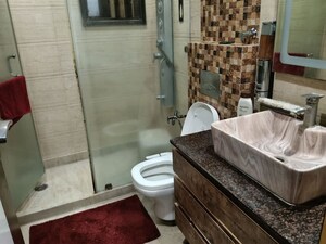 Bathroom in 3 BHK Builder Floor at Hemkunt Colony – for Rent