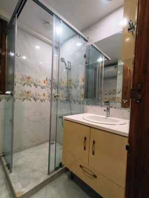 Bathroom in 4 BHK Builder Floor at Panchsheel Enclave – for Rent