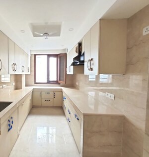 Kitchen in 4 BHK Builder Floor at Panchsheel Enclave – for Rent