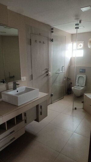 Washroom in 3 BHK Apartment at Mayur Nagar – for Rent