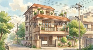  Apartment – Exterior View View at Basaveshwara Nagar - for Sale