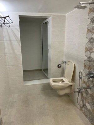 Bathroom in 2 BHK Apartment at Lokhandwala Complex – for Rent