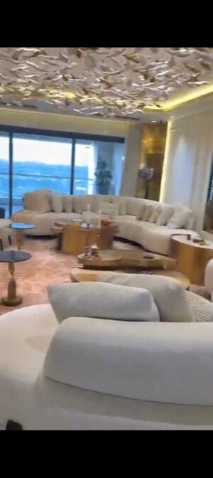 Living Room in 6+ BHK Apartment at K Raheja Modern Vivarea, Mahalaxmi – for Sale