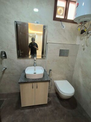 Bathroom in 3 BHK Builder Floor at Malviya Nagar – for Sale