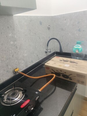 Kitchen in 1 RK Apartment at Keerthana Residency, Kadubeesanahalli – for Rent