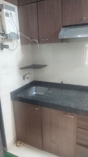 Kitchen in 1 BHK Apartment at Shree Mahavir CHS, Kopar Khairane – for Rent