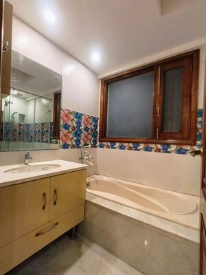 Kitchen in 4 BHK Builder Floor at Panchsheel Enclave – for Rent