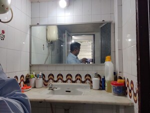 Bathroom in 2 BHK Apartment at Adarsh Nagar – for Rent