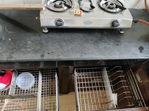 Kitchen in 2 BHK Apartment at Adarsh Nagar – for Rent