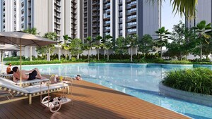 Swimming Pool in 3 BHK Apartment at Rustomjee Ocean Vista, Versova – for Sale