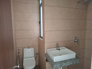 Bathroom in 3 BHK Apartment at Kalpataru Immensa, Kolshet Road – for Rent