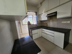 Kitchen in 3 BHK Apartment at Hiranandani Meadows, Manpada – for Rent