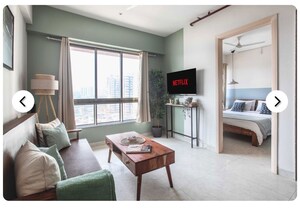 Living Room in 1 BHK Apartment at Shivalik Bandra North Gulmohar Avenue, Bandra East – for Sale