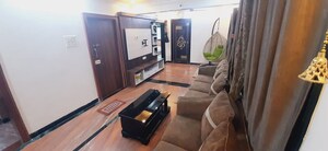 Living Room in 3 BHK Apartment at Chandan Nagar – for Rent