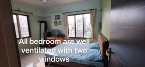 Bedroom in 3 BHK Apartment at Kohinoor City Phase III, Kurla West – for Rent