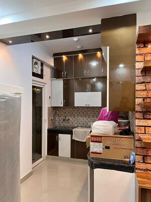 Kitchen in 2 BHK Apartment at Gaur City 2 - 14th Avenue, Sector 16c Greater Noida – for Rent
