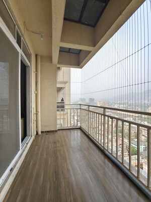 Balcony in 2.5 BHK Apartment at Gami Terra, Sanpada – for Rent