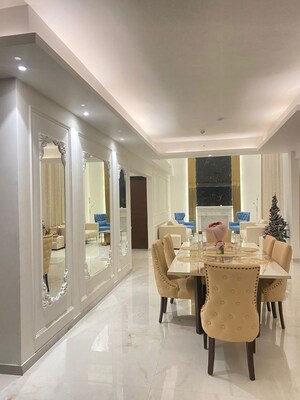 Living Room in 4 BHK Apartment at Mahagun Mezzaria, Sector 78 – for Rent