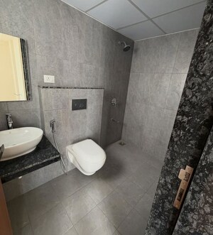 Bathroom in 2 BHK Apartment at Gera Planet Of Joy, Kharadi – for Rent