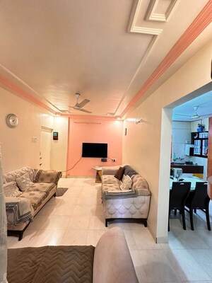 Living Room in 2 BHK Apartment at Hari Om Puram, Aundh – for Rent