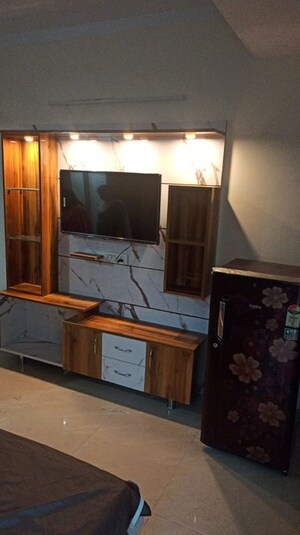 Kitchen in 1 RK Apartment at Barnala Green Lotus Avenue, Ambala Highway – for Rent