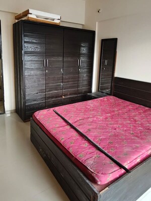 Bedroom in 2 BHK Apartment at JKG Purvarang, Wagholi – for Rent