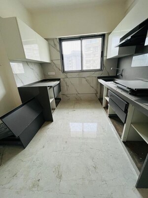 Kitchen in 2 BHK Apartment at Shubham Trident, Chembur – for Rent