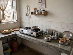 Kitchen in 1 BHK Apartment at Aam Bag – for Sale