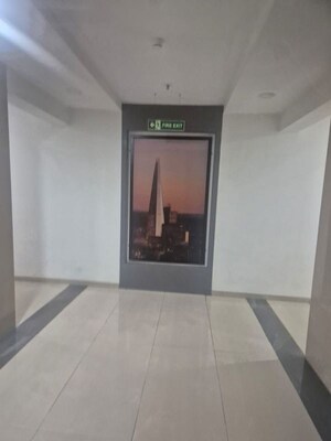 Building Lobby in 3 BHK Apartment at Aurum Q Residences, Ghansoli – for Rent