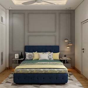 Bedroom in 2 BHK Builder Floor at Mahavir Enclave – for Sale