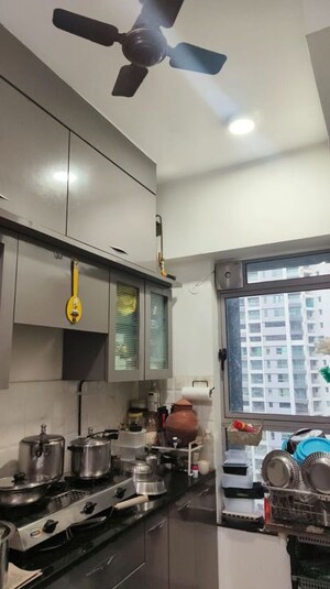 Living Room in 3 BHK Apartment at Kalpataru Immensa C, Kolshet Road – for Rent
