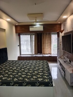 Bedroom in 2 BHK Apartment at Royal Palms Garden View, Goregaon East – for Rent