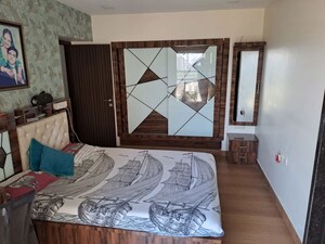 Bedroom in 2 BHK Apartment at Siddhi Highland Park, Kolshet Road – for Rent