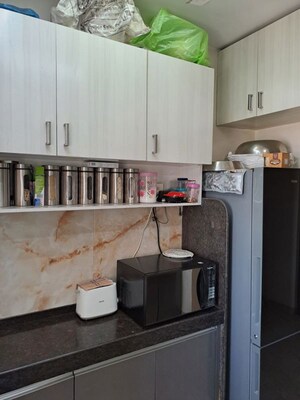 Kitchen in 2 BHK Apartment at Siddhi Highland Park, Kolshet Road – for Rent