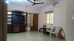 Living Room in 3 BHK Apartment at Platinum Enclave III, Jalahalli West – for Rent