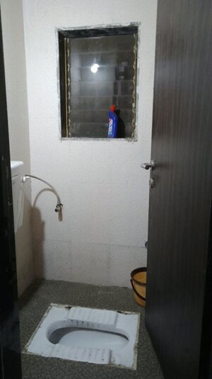 Bathroom in 1 BHK Apartment at Marathe Empire, Titwala – for Rent
