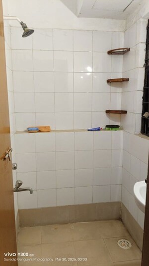 Bathroom in 1 BHK Apartment at Ambuja Neotia Bengal Ambuja Upohar, Garia – for Rent