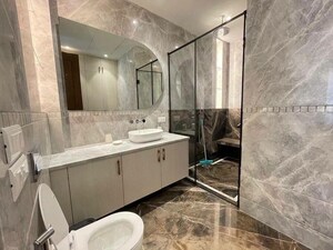 Bathroom in 5 BHK Builder Floor at Model Town – for Rent