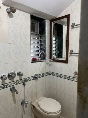 Bathroom in 2 BHK Apartment at Sukh Niwas, Colaba – for Sale